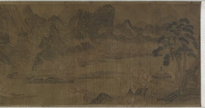 Broskvový květ jaro od Qing Dynasty Chinese School