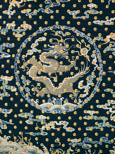 Vzácná slavnostní uniforma císařského gardisty, období Qianlong / Jiaqing od Qing Dynasty Chinese School