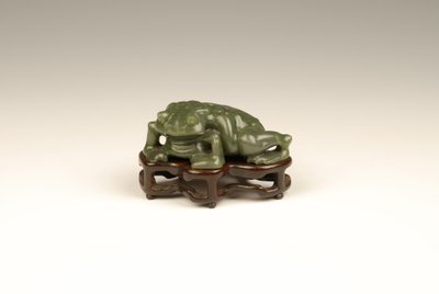 Soška ropuchy (nefrit) od Qing Dynasty Chinese School