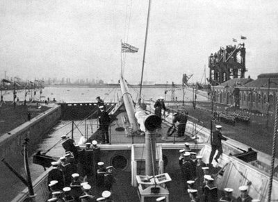 Otevření Alexandra Dock v Cardiffu v roce 1907 1908. od Queen Alexandra