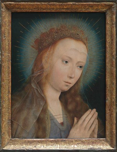 Panna při modlitbě od Quentin Massys or Matsys