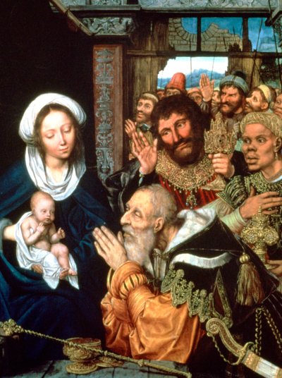 „Klanění tří králů“, 1526 od Quentin Metsys I