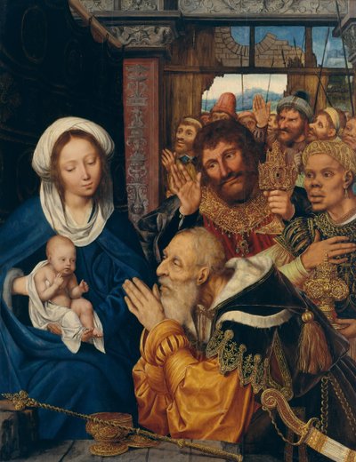 Klanění tří králů, 1526. od Quentin Metsys I