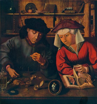„Lichvář a jeho žena“, 1514 od Quentin Metsys I