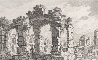Ruines de Cumes, 18. století. od Quentin Pierre Chedel