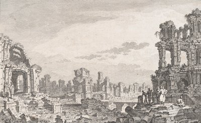 Ruines de Cumes, 18. století. od Quentin Pierre Chedel