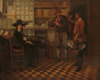 Nájemce farmářského nájemného od Quiringh Gerritsz. van Brekelenkam (attributed to)