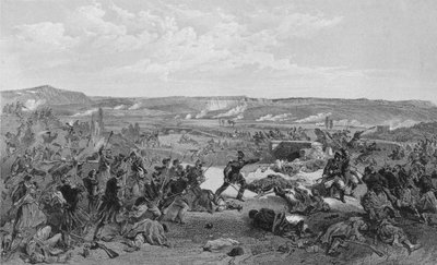 „Bitva u Černaye, 16. srpna 1855“. od RM Bryson