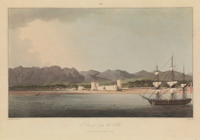 Šestnáct pohledů na Plaves v perských zálivových silách proti arabským pirátům od R. (after) Temple