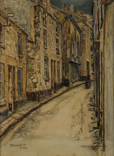 St Andrews Street, St Ives (kombinovaná média) od R. Borlase Smart