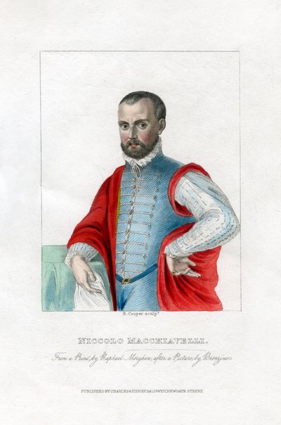Niccolo Machiavelli , italský renesanční politický filozof. od R. Cooper