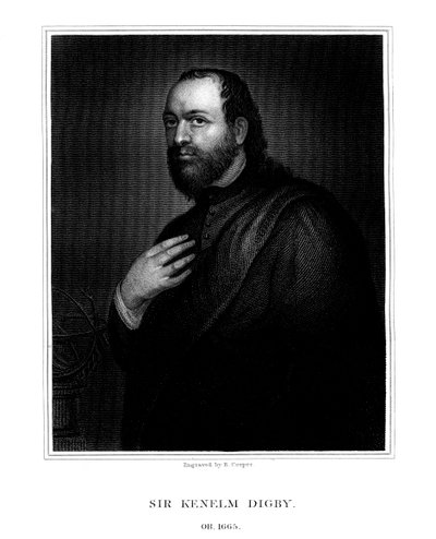 Sir Kenelm Digby , anglický vědec a diplomat 1825 od R. Cooper