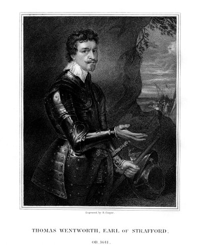 Thomas Wentworth, 1. hrabě ze Straffordu, anglický státník, 1823. od R. Cooper