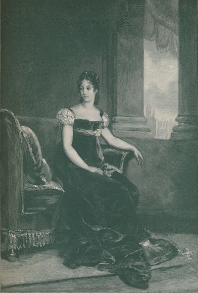 Eugénie Bernardine-Desireé Clary - Mme. Bernadotte, královna Švédska, 1811, 1896. od R. G. Tietze