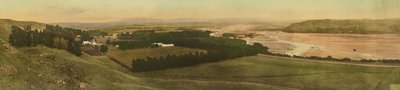 [Krajinné panorama Nového Zélandu] od R. P. Moore