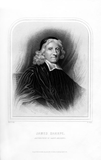 James Sharpe, skotský duchovní, 1870 od R. Page