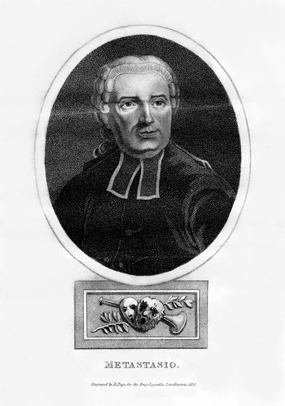 Metastasio , italský básník, 1816. od R. Page