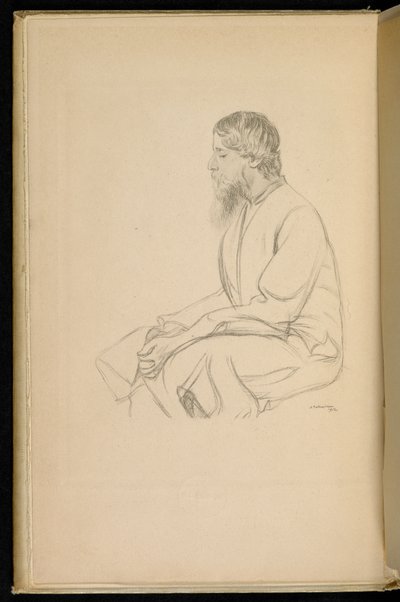 Frontispiece of Gitanjali-Song Offerings od Rabindranath Tagore