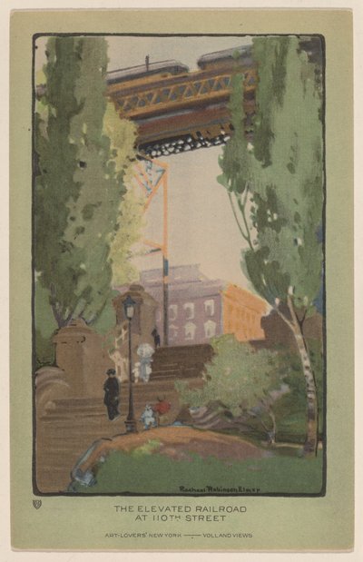 Elevated Railroad na 110th Street od Rachael Robinson Elmer