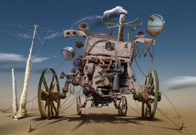Steampunkový pouštní stroj od Radoslav Penchev