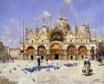 San Marco, Benátky, 1883 od Rafael Senet