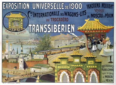 Univerzální výstava 1900. Compagnie Internationale des Wagons-Lits, 1900. od Rafael de Ochoa y Madrazo