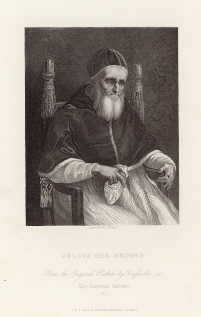 Julius Druhý od Raffaello Sanzio Raphael