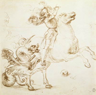 Svatý Jiří a drak od Raffaello Sanzio Raphael