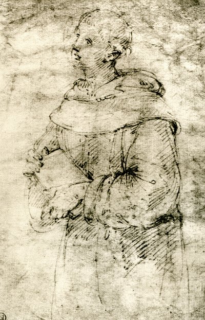 Studie mnicha, 1913. od Raffaello Sanzio Raphael