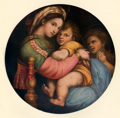 Madonna Della Sedia, c1514, c1912 od Raffaello Sanzio Raphael