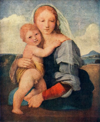 Madona z věže, 1509-1511, c1912 od Raffaello Sanzio Raphael