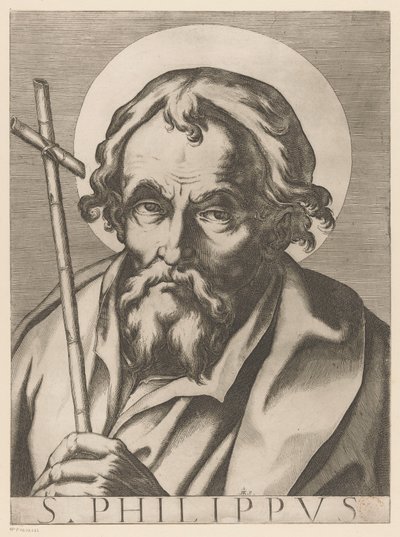 Svatý Filip Sv. Filip (titul na předmětu) Christ, Mary en de twaalf apostelen (název série) The Sacred Apostolic College (název série) od Raffaello Schiaminossi