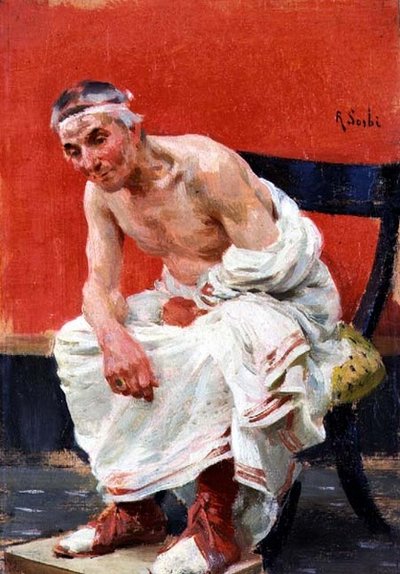 Chvilka zamyšlení (panel) od Raffaello Sorbi