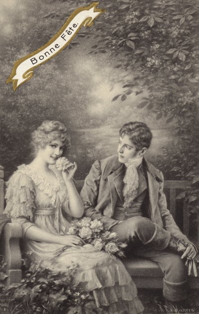 Pár na lavičce od Raimund Ritter Von Brennerstein Wichera