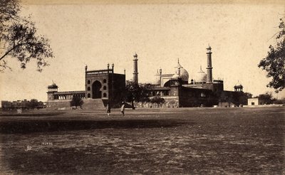 Mešita Jama Masjid, Dillí, 1886 od Raja Deen Dayal