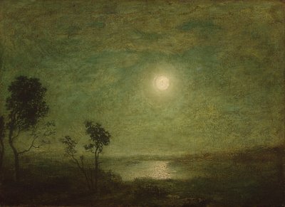 Měsíční svit, kolem 1886-95 od Ralph Albert Blakelock
