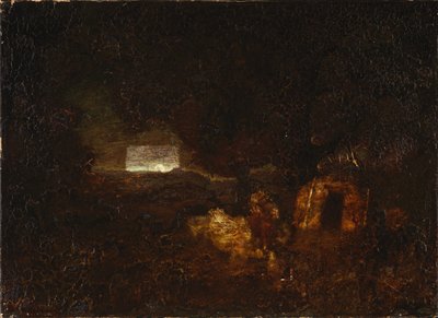 Stavitelé kánoí od Ralph Albert Blakelock