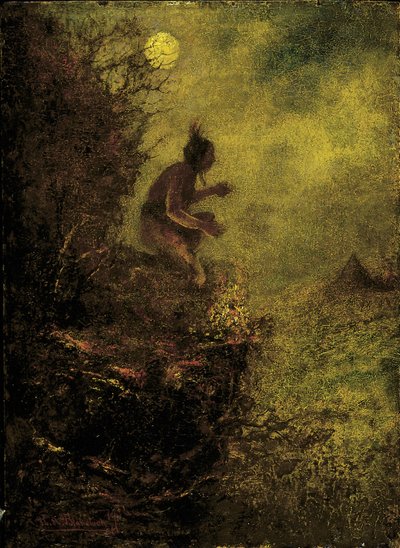 Signální oheň od Ralph Albert Blakelock