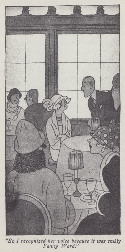 Ilustrace pro Gentlemen Prefer Blondes od Anity Loos (litho) od Ralph Barton