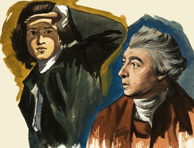 Sir Joshua Reynolds a Thomas Gainsborough od Ralph Bruce