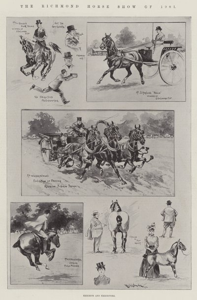 Richmondská koňská show z roku 1901 od Ralph Cleaver
