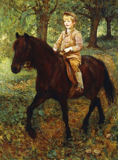 Ranní jízda (olej na plátně) od Ralph Peacock