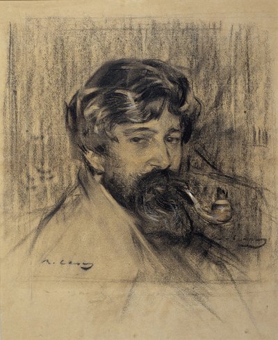 Portrét Santiaga Rusiñola od Ramón Casas