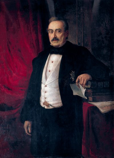Portrét spisovatele a ekonoma Buenaventura Carlos Aribau (1798-1862) od Ramón Martí Alsina