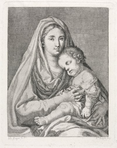 Madonna a dítě (po Francisco Bayeu y Subias) od Ramon Bayeu y Subias