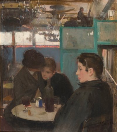 Interiér Moulin de la Galette od Ramon Casas i Carbo