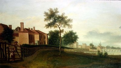 Temže z Battersea (ropa) od Ramsay Richard Reinagle