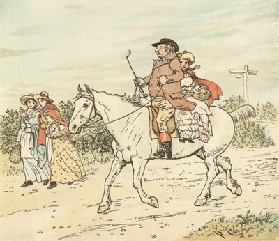 Farmář šel klusat na své šedé klisně od Randolph Caldecott