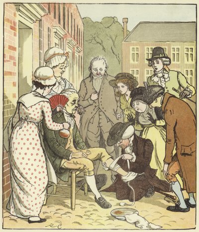 Elegie o smrti šíleného psa od Randolph Caldecott