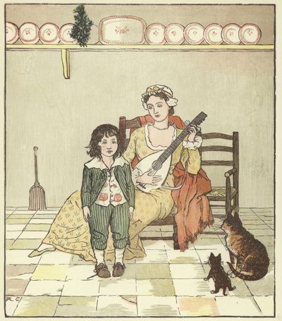 Elegie o smrti šíleného psa od Randolph Caldecott